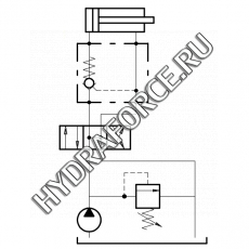 VRSE DIN 2353 Одноклапанный гидрозамок (MTC/Walvoil, Италия)